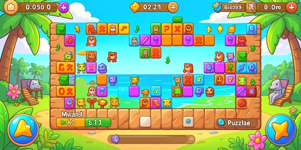Tampilan utama game yang penuh warna dan menarik.