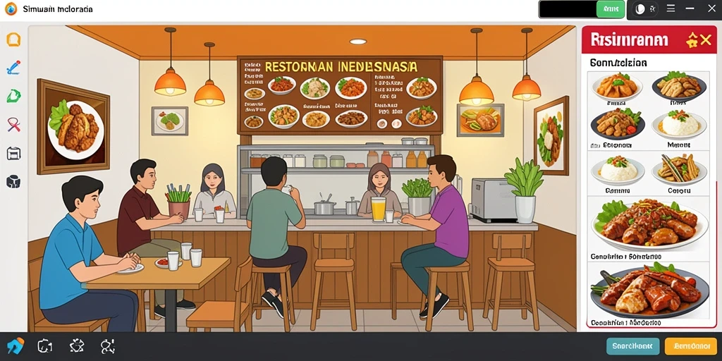 Tampilan antarmuka yang mudah dipahami dan dinamis.