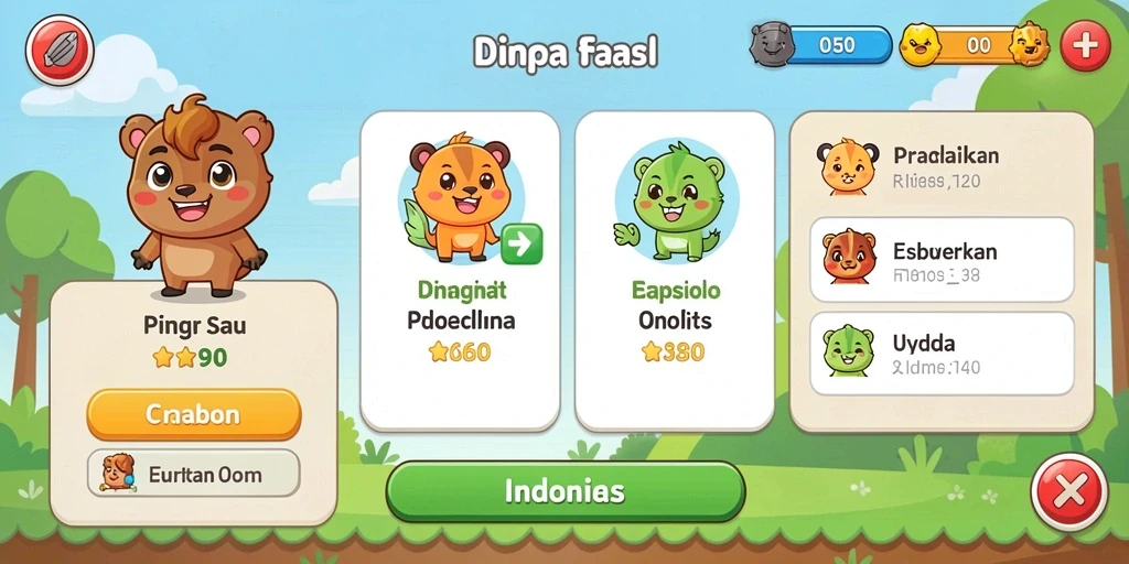 Tampilan antarmuka yang ramah pengguna.
