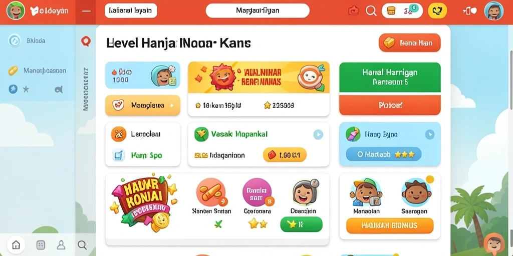Tampilan antarmuka yang sangat menarik.