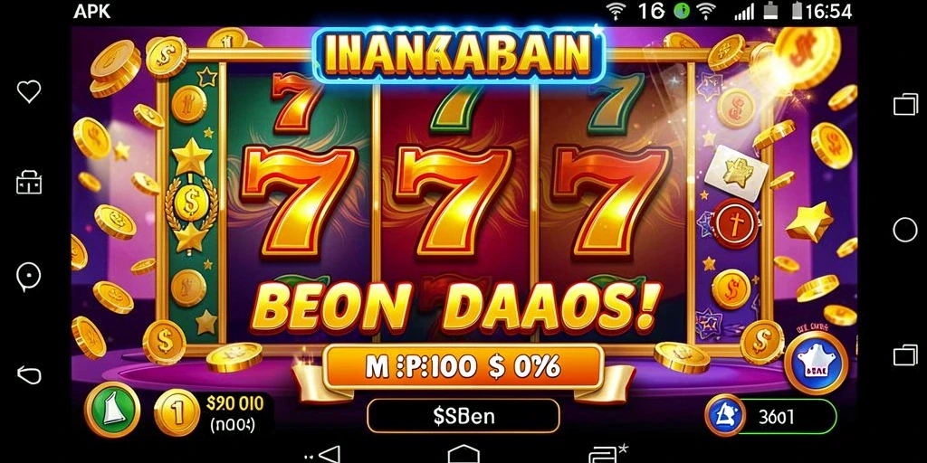 Tampilan mesin slot dengan grafis yang menarik.