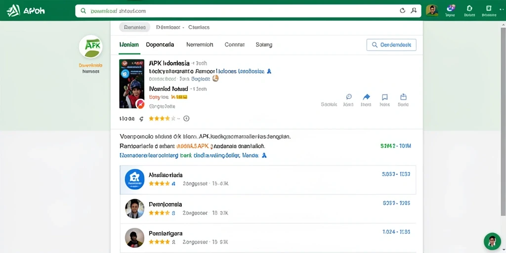Layar awal yang mengesankan dan mudah dinavigasi.