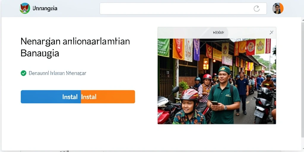 Tampilan awal SPINGILA yang menarik.