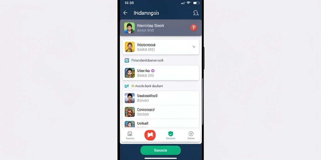 Tampilan utama V21 yang menarik dengan grafis menawan.