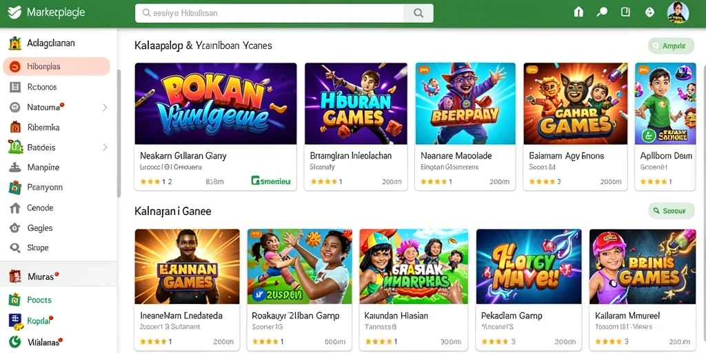 Tampilan karakter yang detail dan menarik.