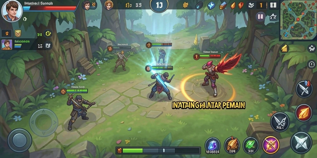 Tampilan awal yang menarik dan penuh warna.